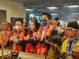 蔣萬安赴陽明山姜太公道場還願祈福、開春拚經濟
